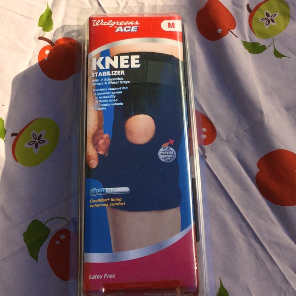 Walgreens knee stabilize brace sport injury sprain strain therapy rodeo cowgirl